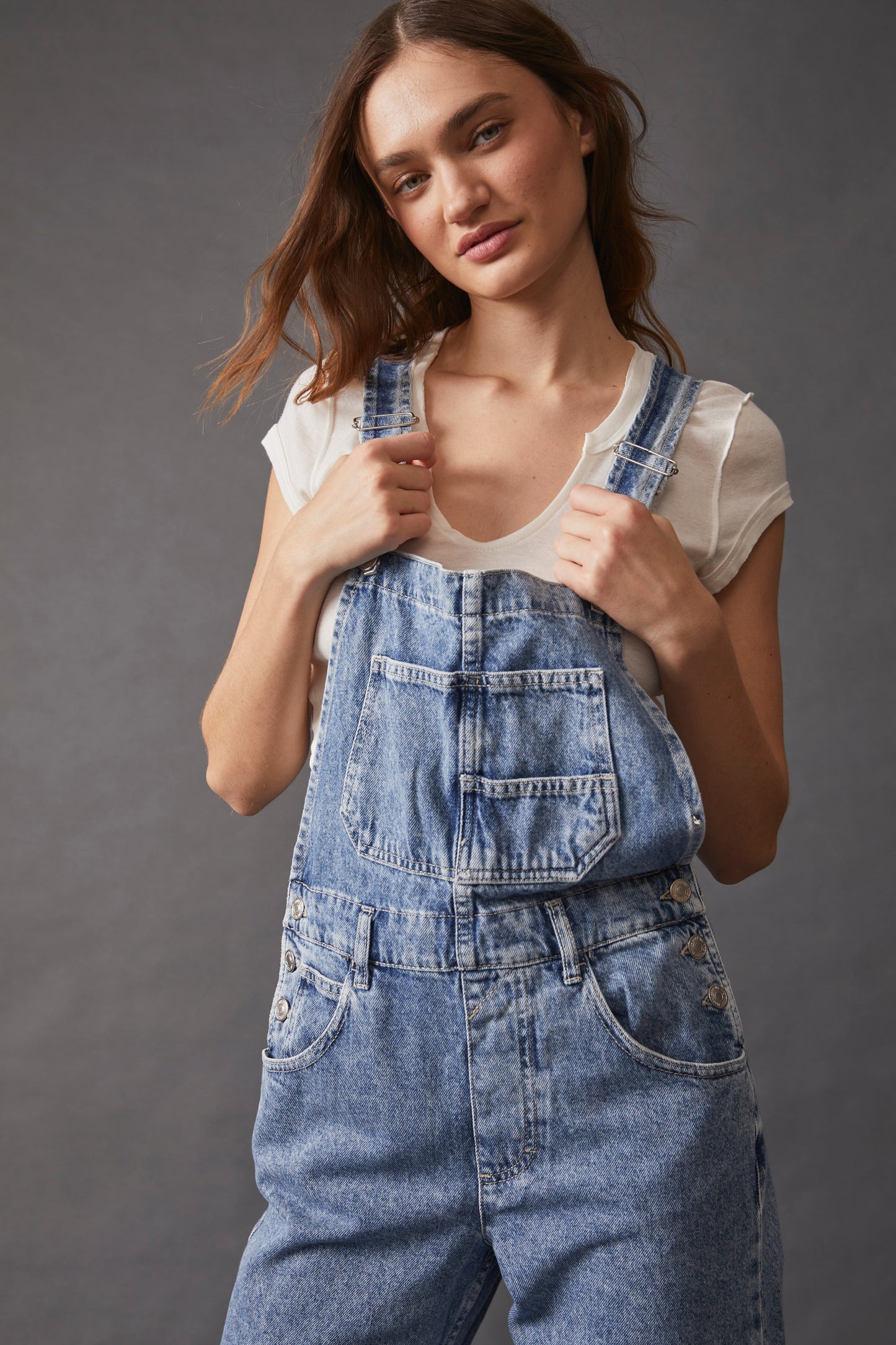 FREE PEOPLE We The Free Ziggy Denim Overalls