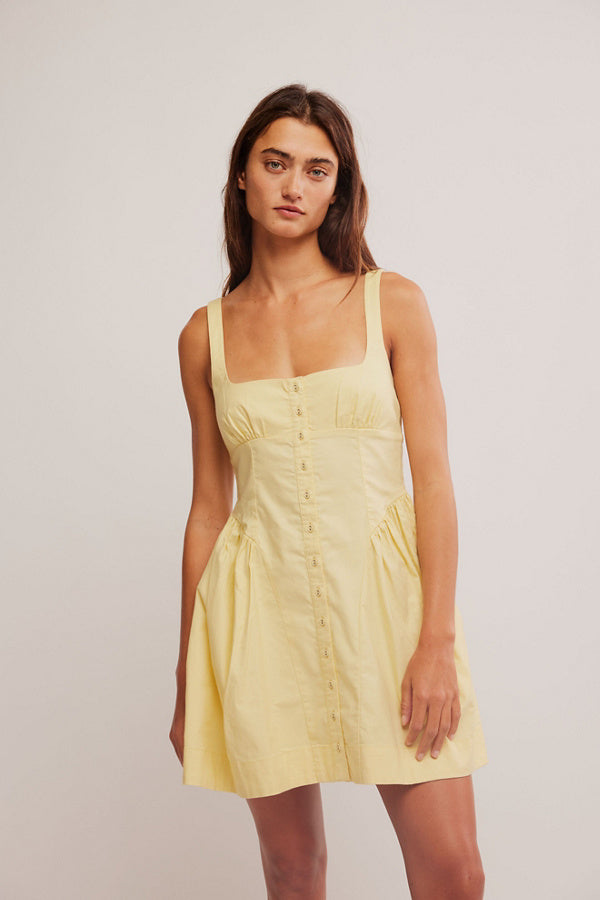 FREE PEOPLE Astrid Oxford Mini Dress