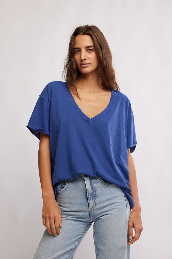 FREE PEOPLE We The Free Nina V-Neck Tee