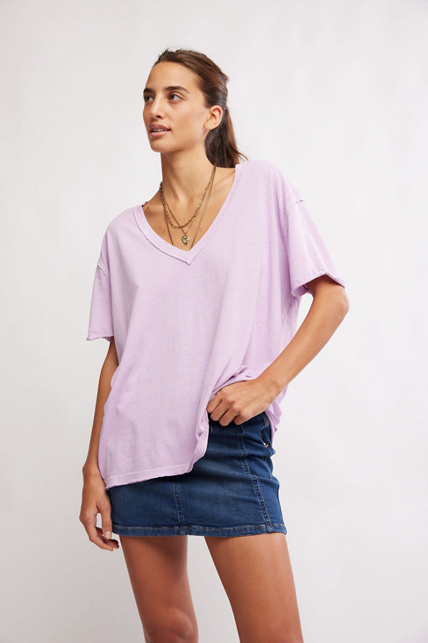 FREE PEOPLE We The Free Nina V-Neck Tee