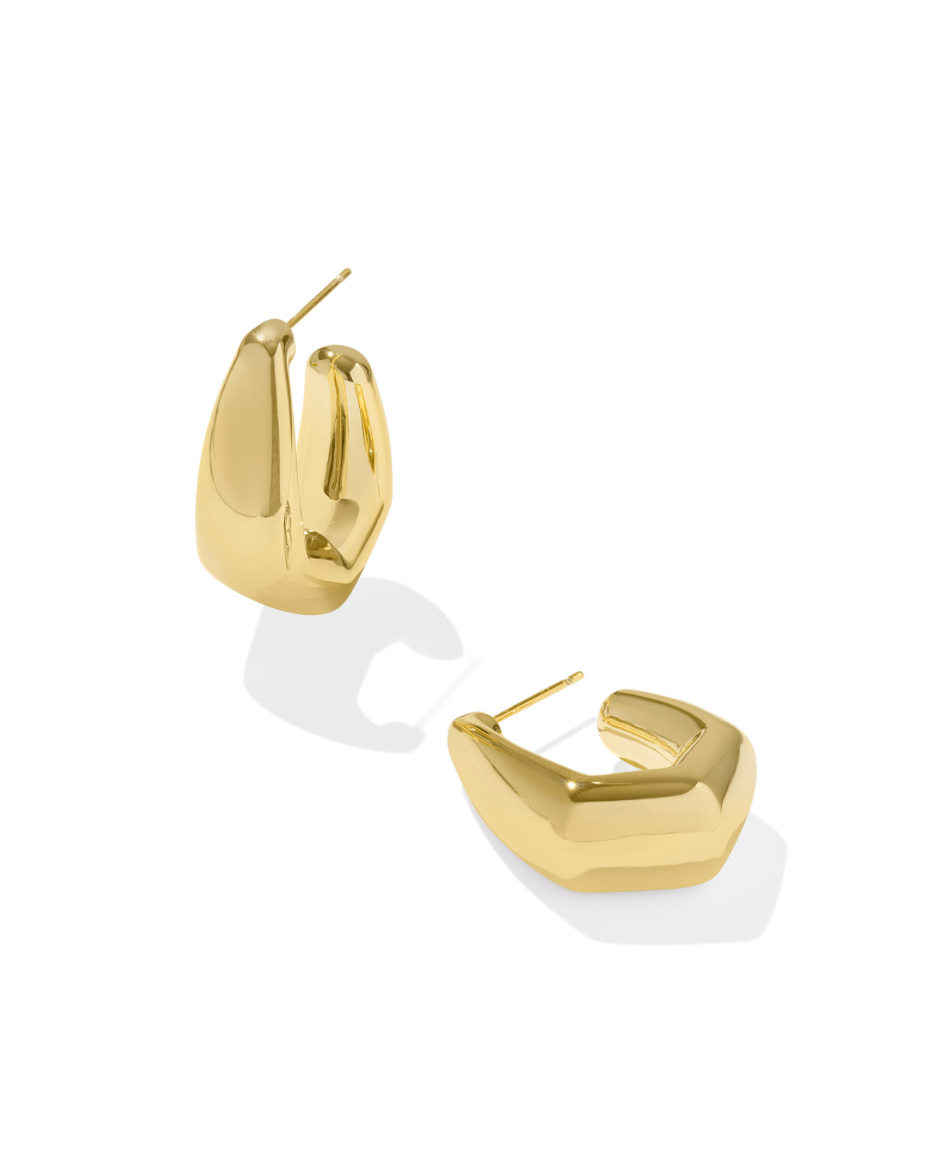 KENDRA SCOTT Kaia Small Gold Hoops