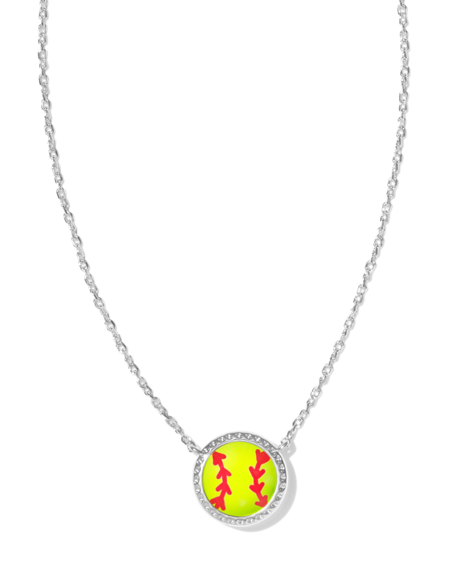 KENDRA SCOTT Softball Short Pendant Necklace