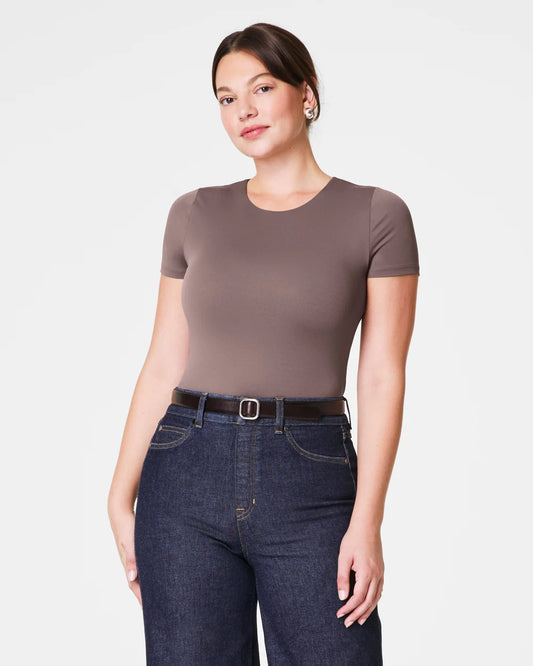 SPANX Smoothing Jersey's Short Sleeve Crew Tee