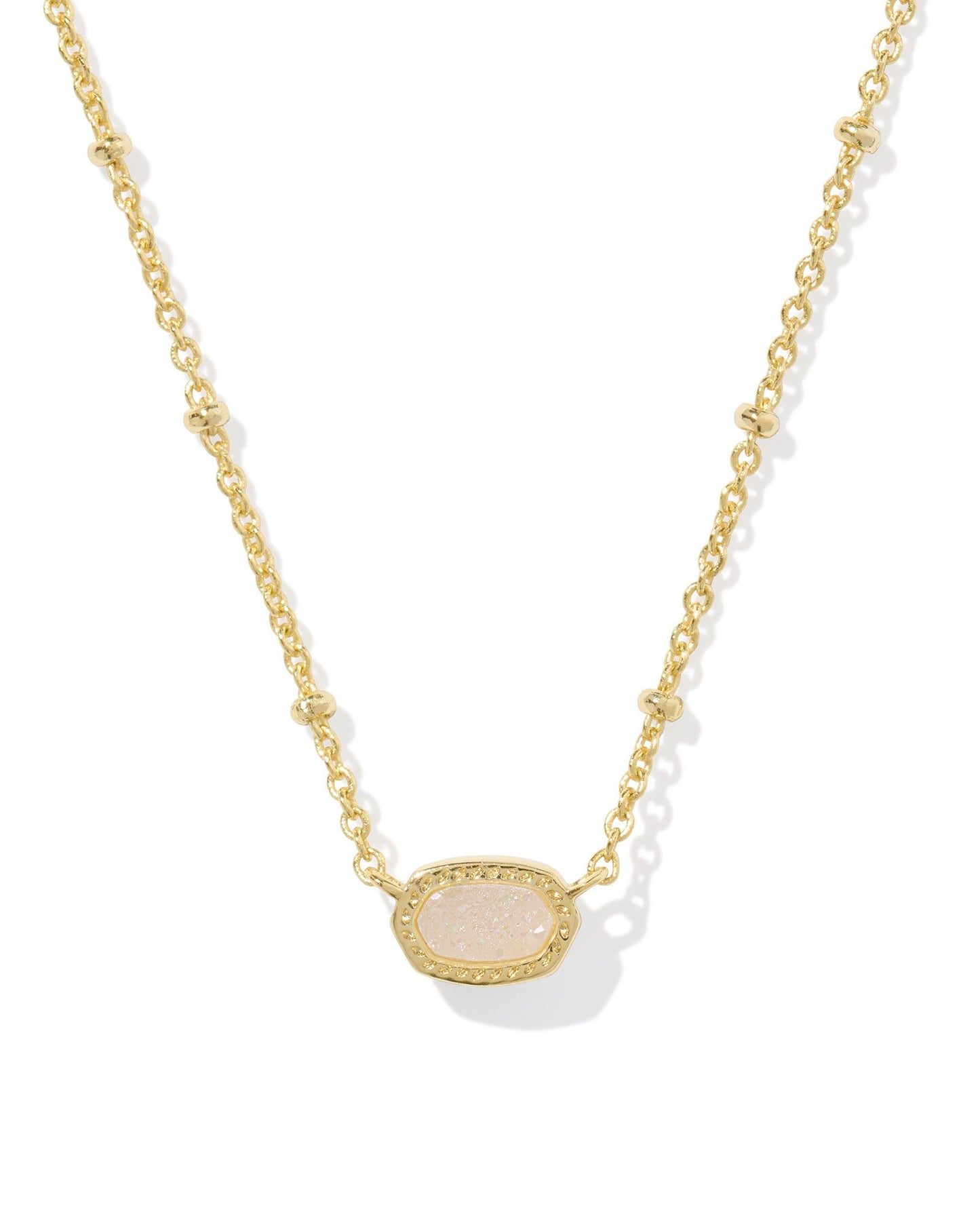 KENDRA SCOTT Mini Elisa Gold Satellite Short Pendant Necklace