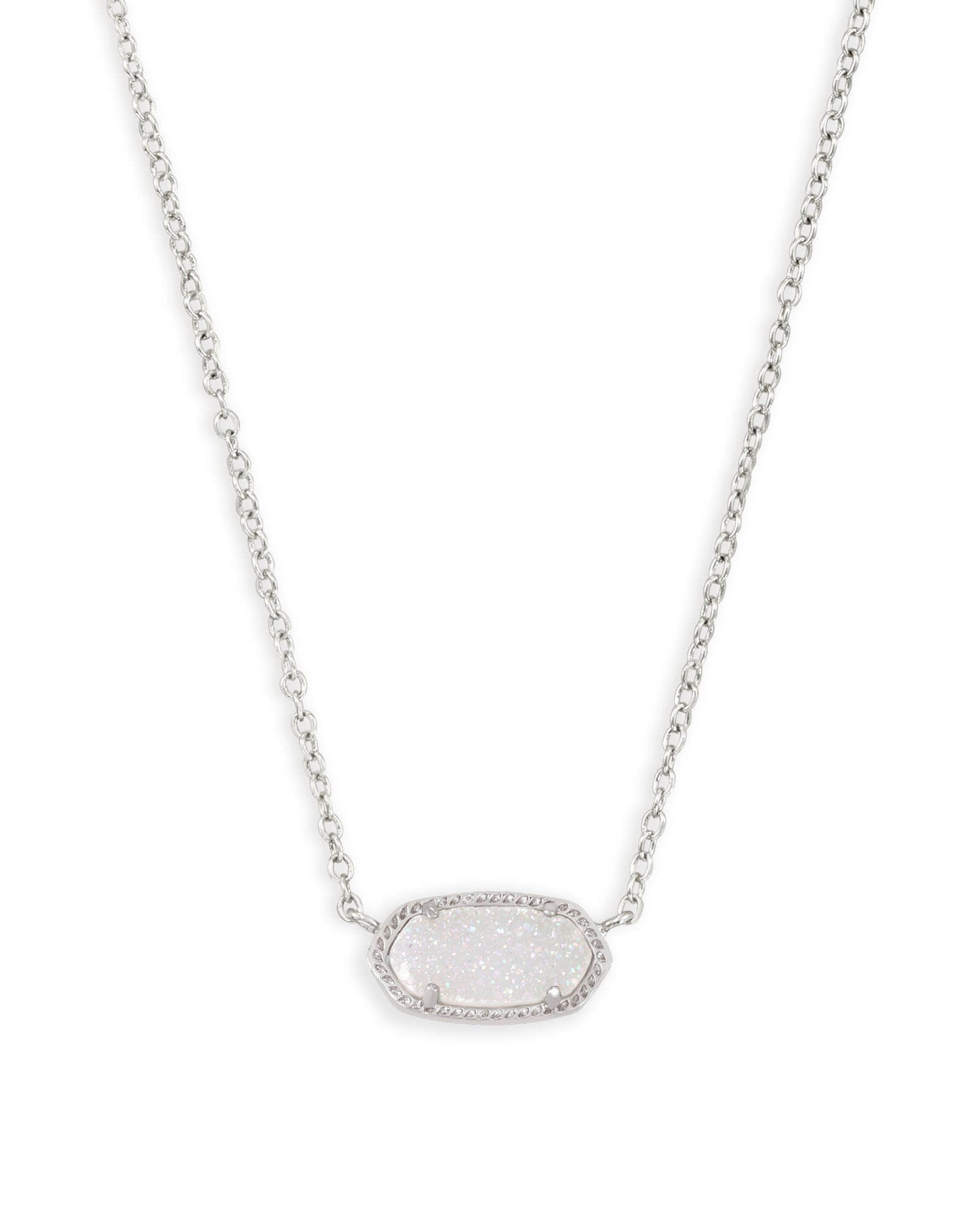 KENDRA SCOTT Elisa Silver Short Pendant Necklace