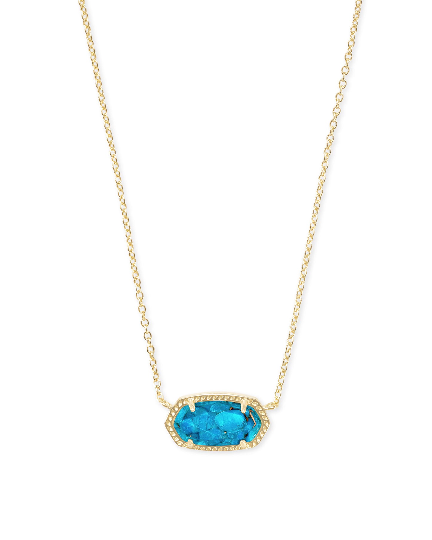 KENDRA SCOTT Elisa Gold Short Pendant Necklace