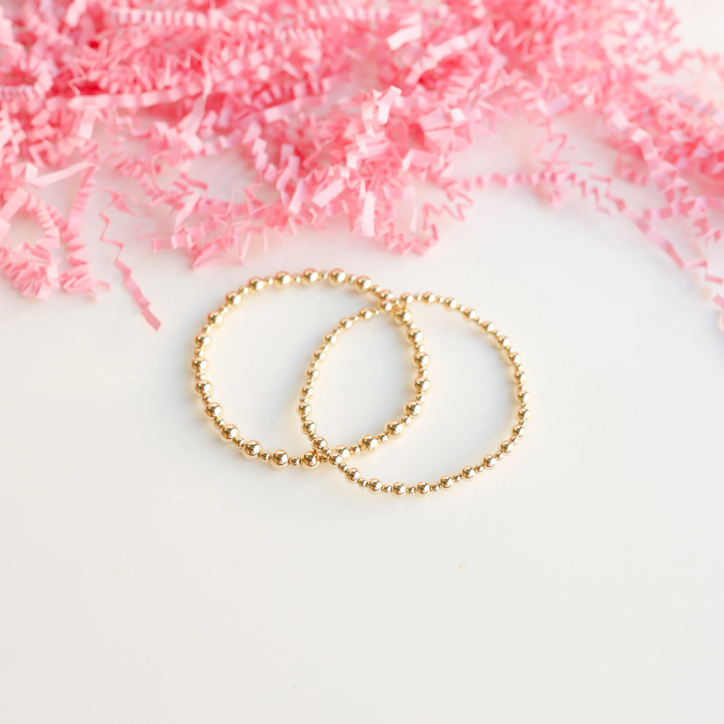 BEADED BLONDES Gold Katy Mini Bracelet