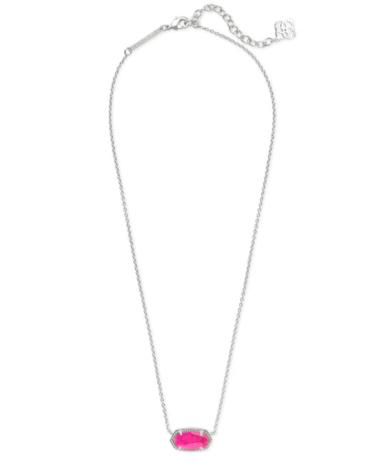 KENDRA SCOTT Elisa Silver Short Pendant Necklace